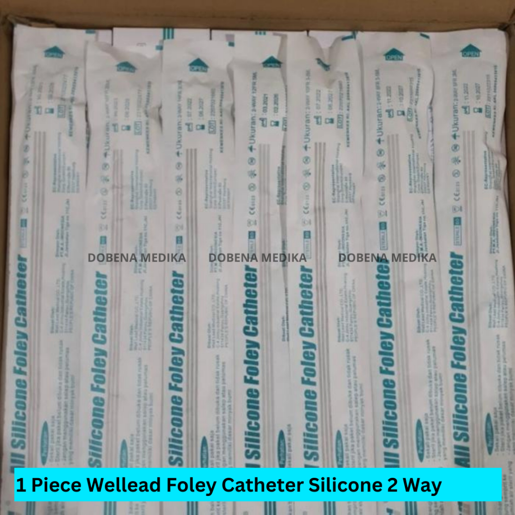 Foley Catheter Silicone No 6 8 10 12 14 16 18 20 22 24 Wellead 2 Way