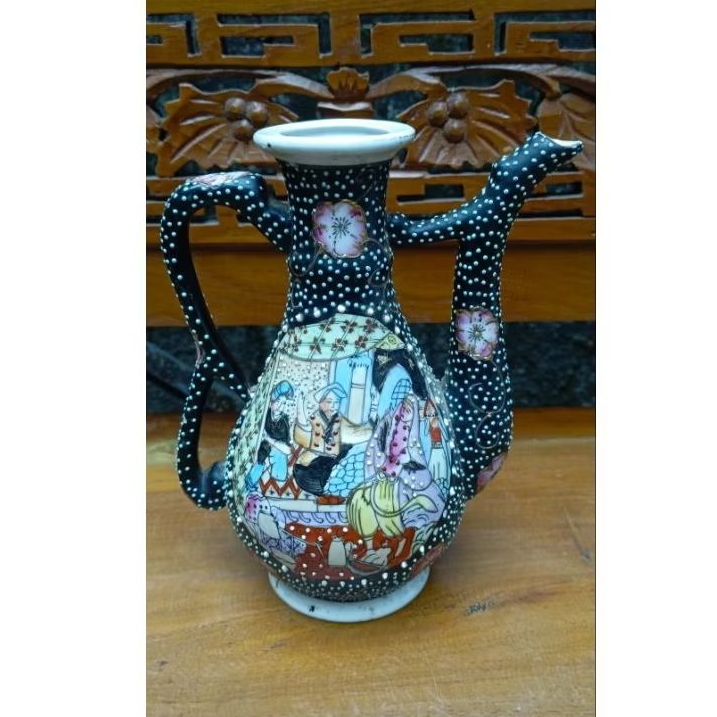 teko keramik antik made in china jadul bekas