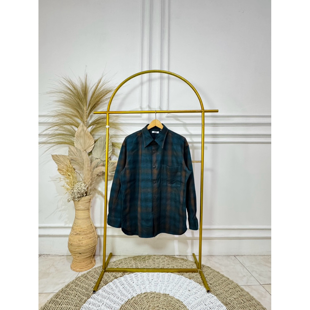 Jaket flanel veterano uniqlo XL original