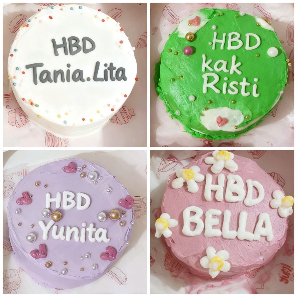 bento cake mini cake custom cake cikarang