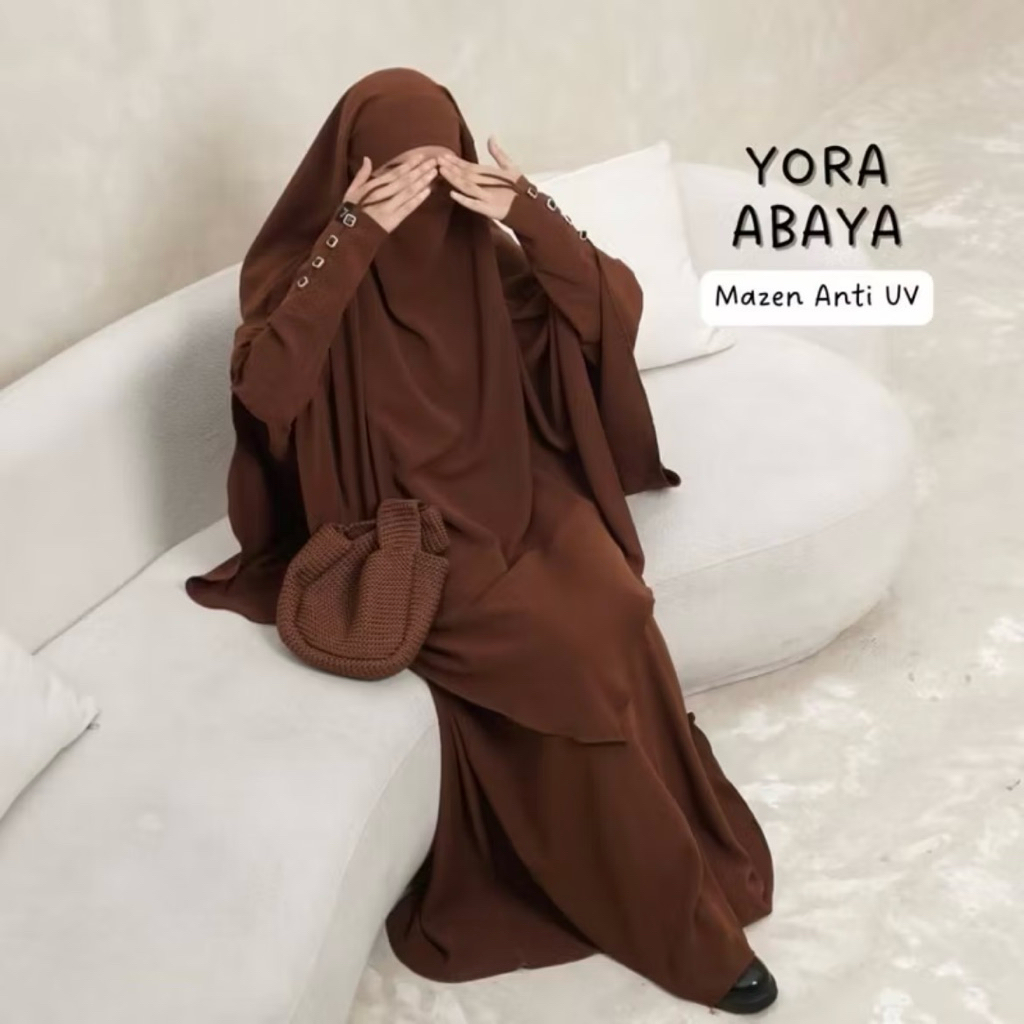 Himosly Yora Abaya caramel xs | Abaya anti UV Mazen