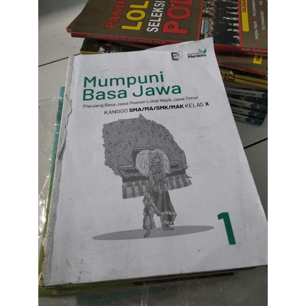 buku mumpuni bahasa Jawa kanggo SMA kelas X tanpa cover