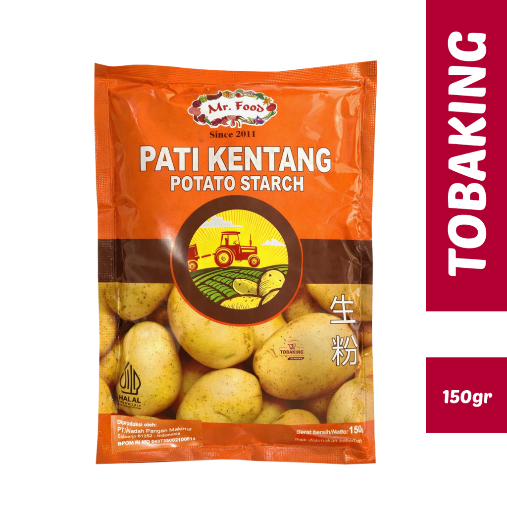 Tepung kentang / Potato starch / tepung pati kentang Mr food 150gr