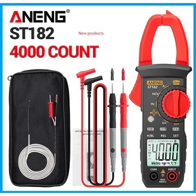 Digital Clamp Meter Multimeter Presisi Tinggi ANENG ST182 (CCT3)