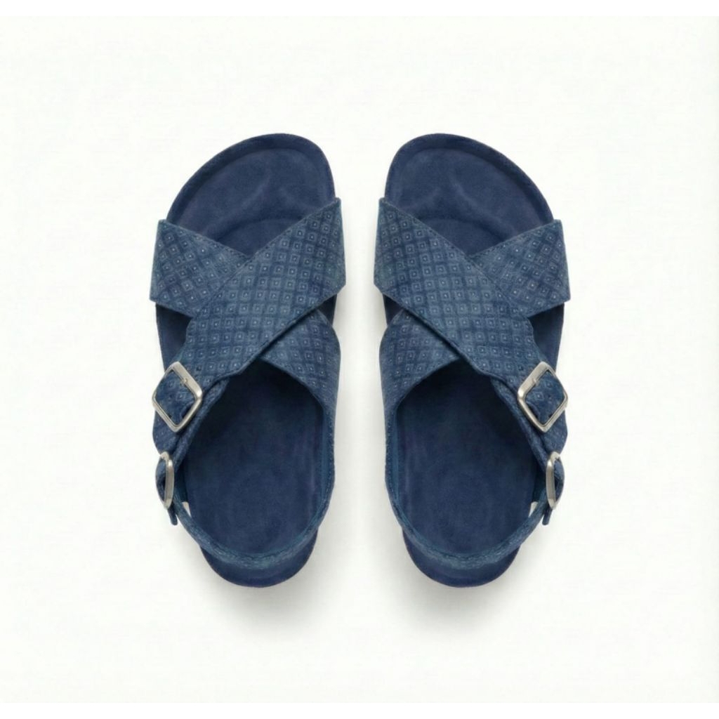 AZURE SANDAL CUSTOM SENDAL BIG SIZE 35-46 SENDAL HANDMADE BANDUNG SANDAL UNISEX PRIA & WANITA