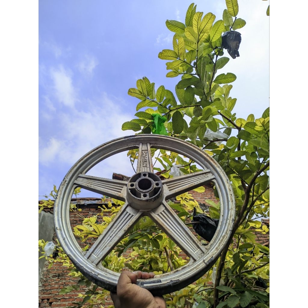 Velg depan palang 5 Bintang mitsuyo Kawasaki Kaze, kaze zone ring 17