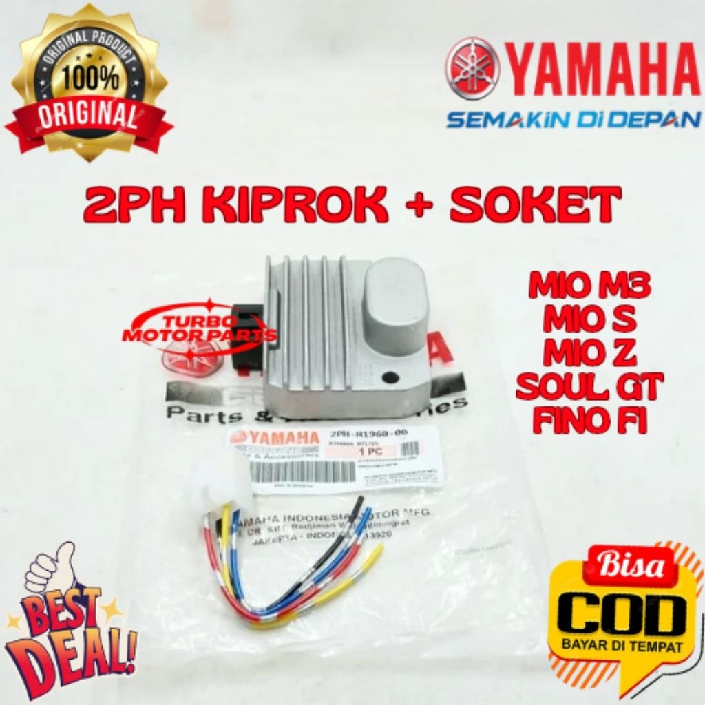 KIPROK + SOKET ORIGINAL YAMAHA KODE 2PH, KIPROK + SOKET MIO M3, KIPROK + SOKET MIO S, KIPROK + SOKET