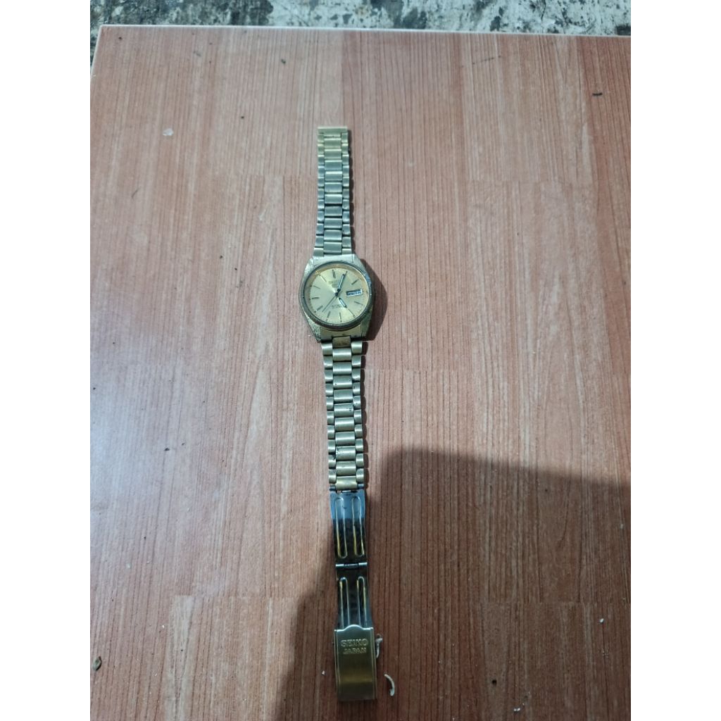 jam tangan jadul otomatis seiko 5 bahan kanibalan