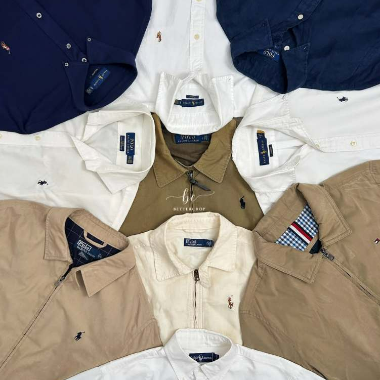 BETTERCROP: VOL. 64 - PRL SHIRT / KEMEJA | PRL JACKET HARRINGTON / JAKET HARRINGTON | POLO SHORT PAN