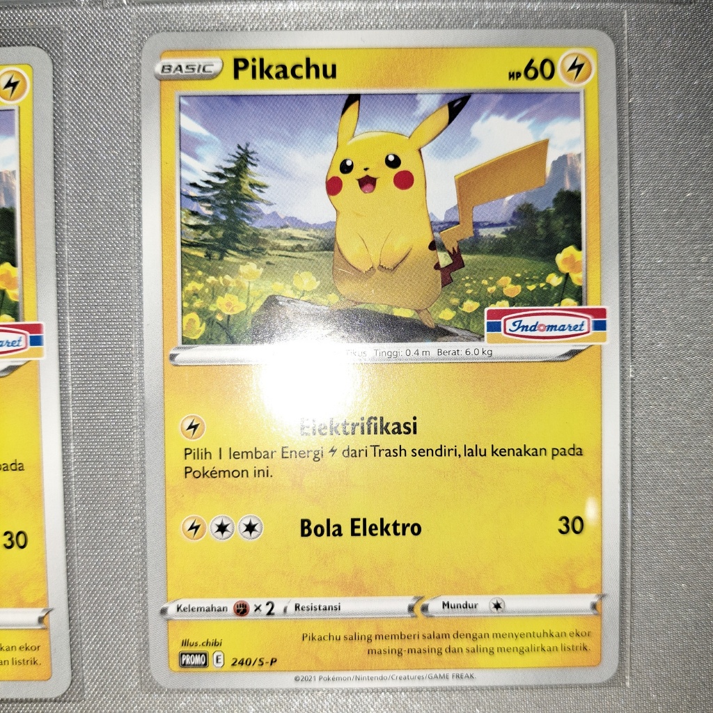 Pokemon TCG Pikachu Promo Indomaret
