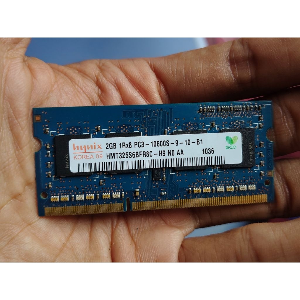 Jual Murah Ram DDR3 Hynix 2 Gb 1RX8 PC3 - 10600S-9-10-B1 Kondisi Normal