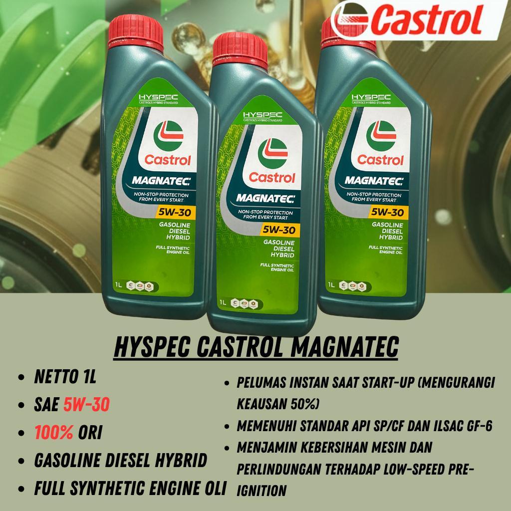 Castrol Magnatec Sae 5w-30 Full Synthetic (1 Liter) / Oli mesin Mobil original castrol