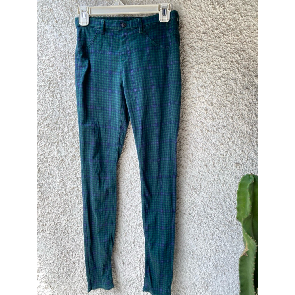 CELANA UNIQLO STRECH TARTAN