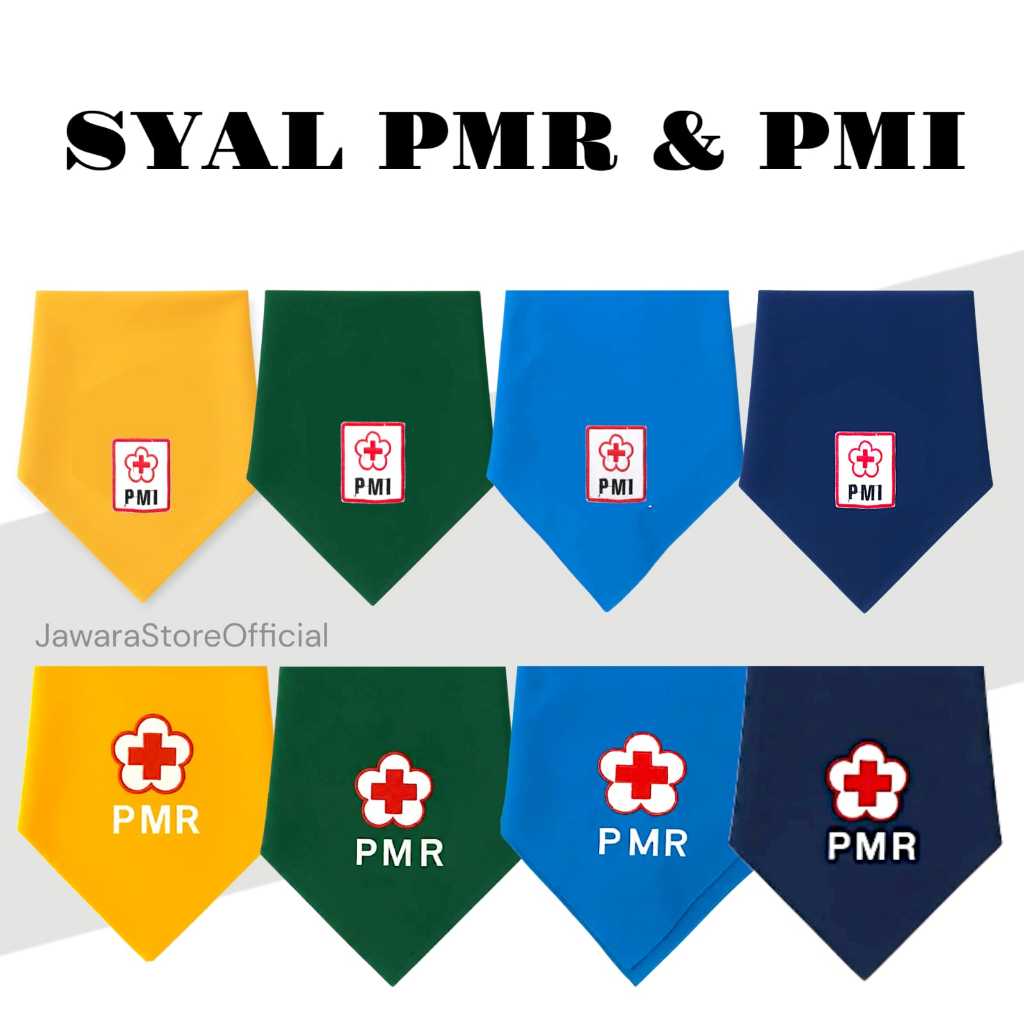 Syal Scraf Slayer PMR PMI Bordir SD SMP SMA Mula Madya Wira