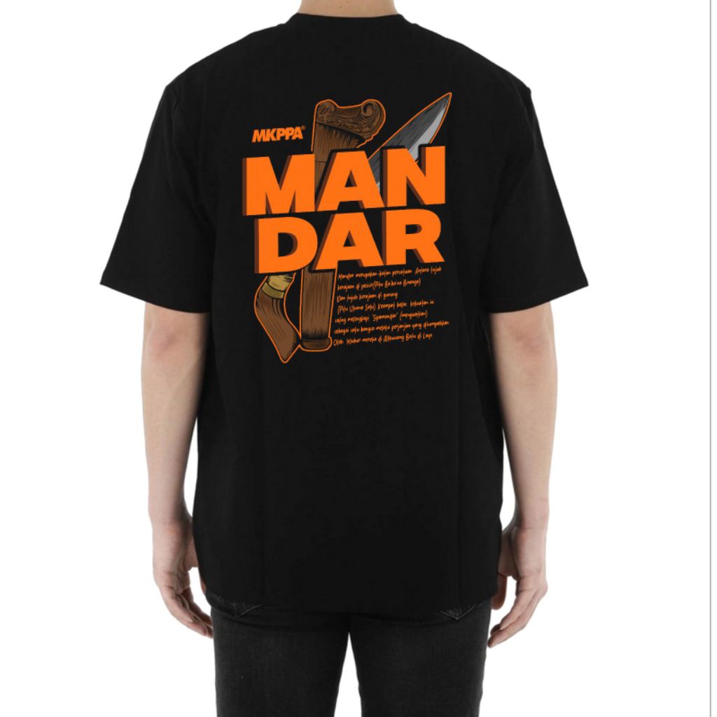 Kaos MANDAR|Kaos Brand Lokal Original|Kaos Distro|Kaos Pakaian Pria