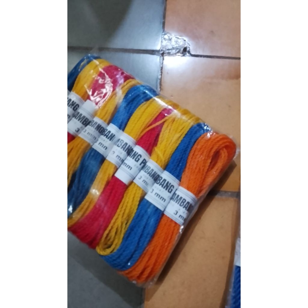 tali tambang nilon 3 mm, panjang 10 meter