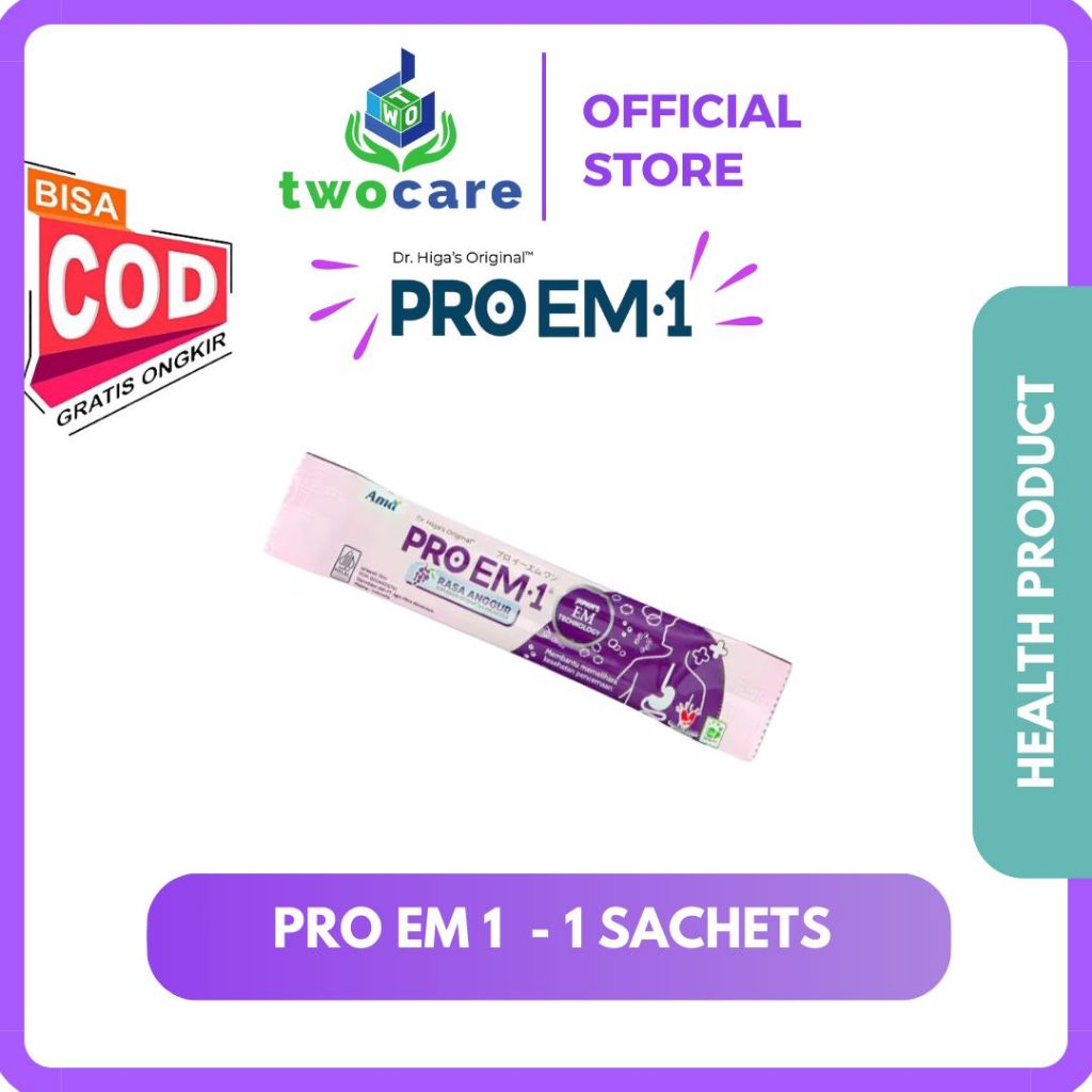PRO EM1 PRO EM 1 Suplemen Kesehatan Probiotik 1 sachet Rasa Anggur
