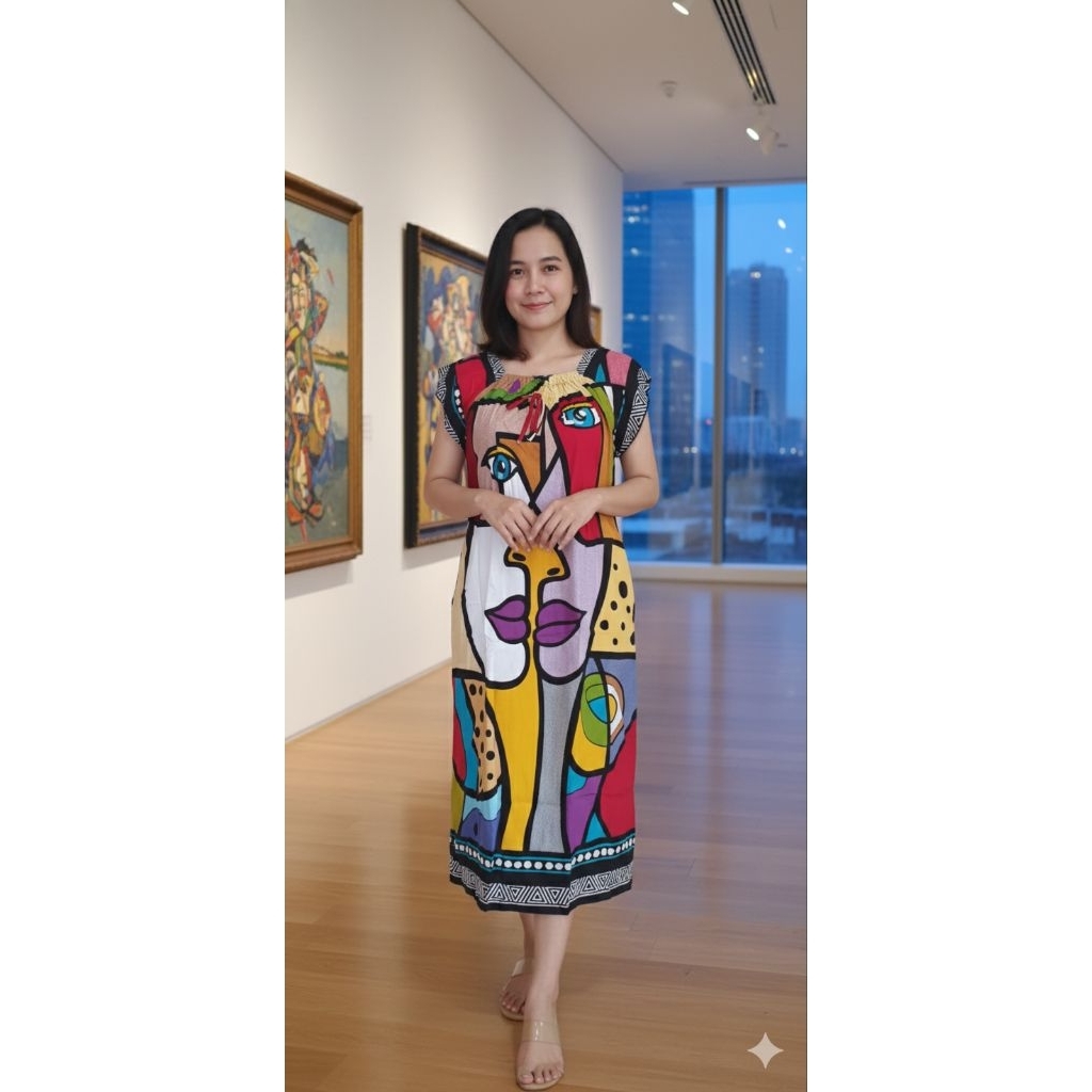 Daster Elok Tanggan Susun - 531