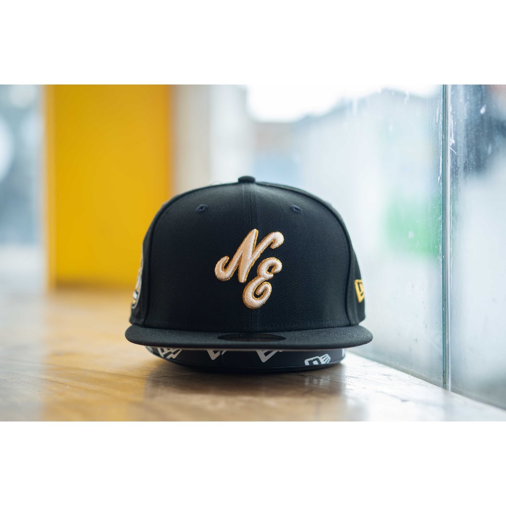 New Era Cap 59Fifty Day NE Script Logo Black