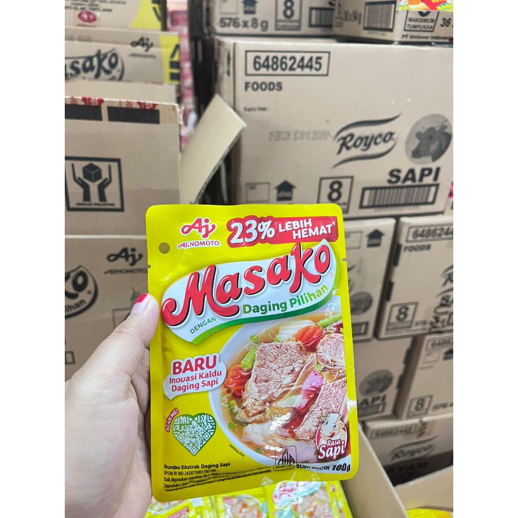 MASAKO SAPI 1 DUS @100gram x 48 pcs
