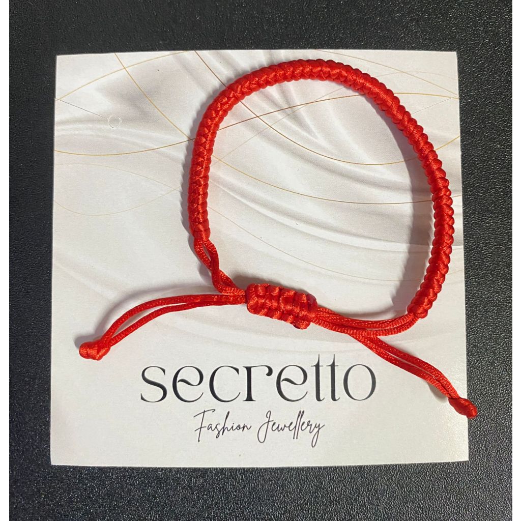 Gelang Merah Keberuntungan Lucky Charm xiao zhan xiaozhan tali red string bracelet unisex pria wanit
