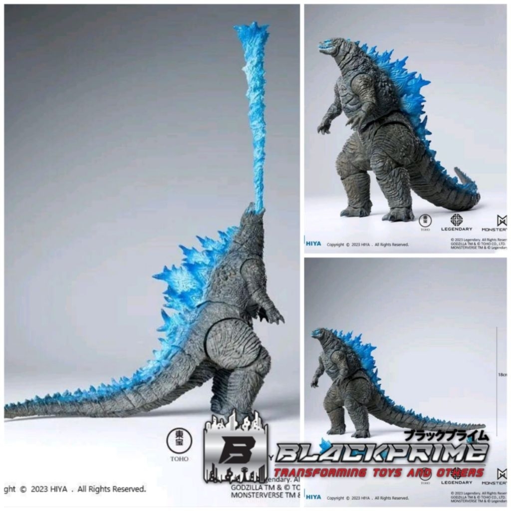 Hiya GODZILLA VS KONG Heat Ray GODZILLA (Translucent Ver ) Figure