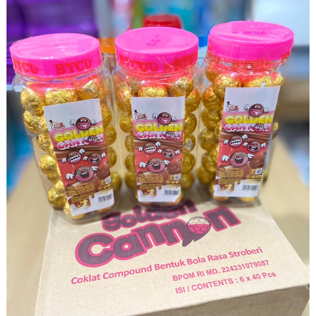 COKLAT TOBELO GOLDEN BALL - COKLAT BENTUK BOLA - TOBELO GOLDEN CANON