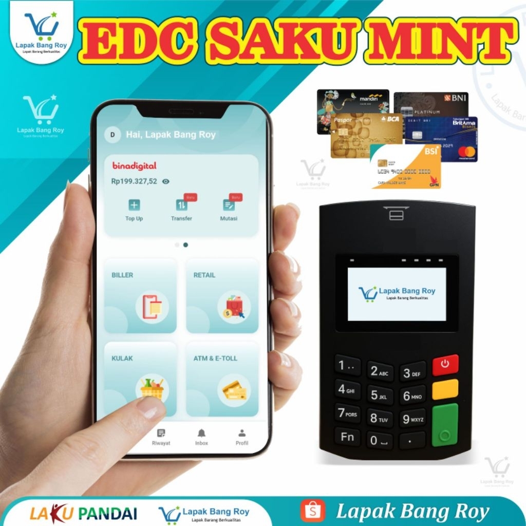EDC Mini ATM SAKU MINT  || Peluang Usaha Kemitraan Mini ATM