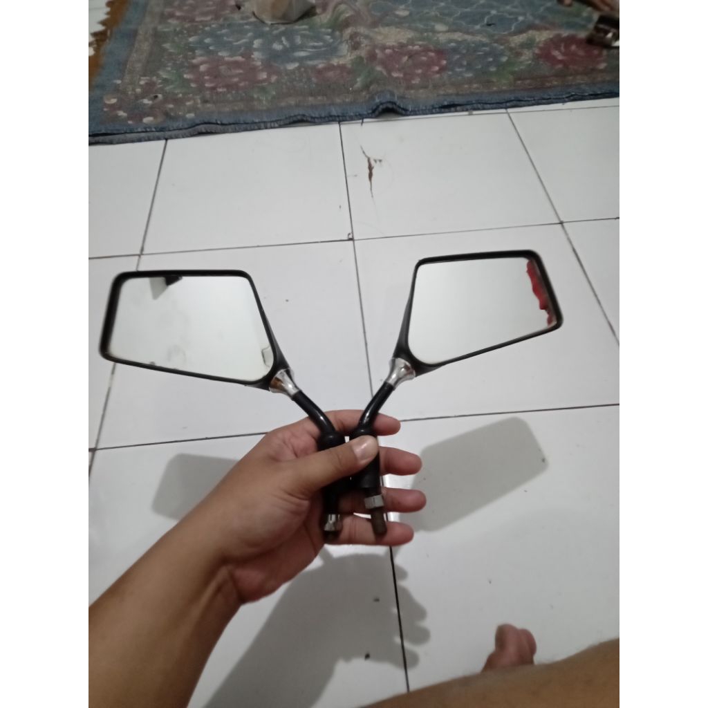 kaca spion rx king lawas cobra tangkai chrome/ master original copotan