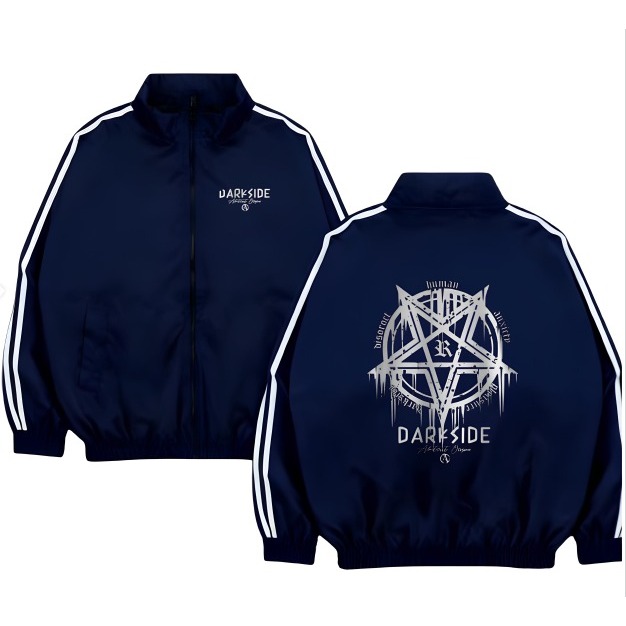 JAKET TRACTOP DISTRO DARKSIDE / BAJU DISTRO PRIA / JAKET PRIA KEREN TERBARU / JAKET COWO/UNISEX