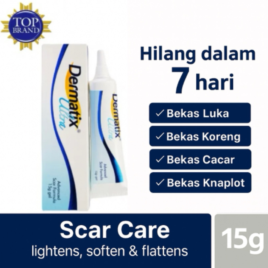 Dermatix Ultra 15gr / Cream Penghilang Bekas Luka / Obat Keloid
