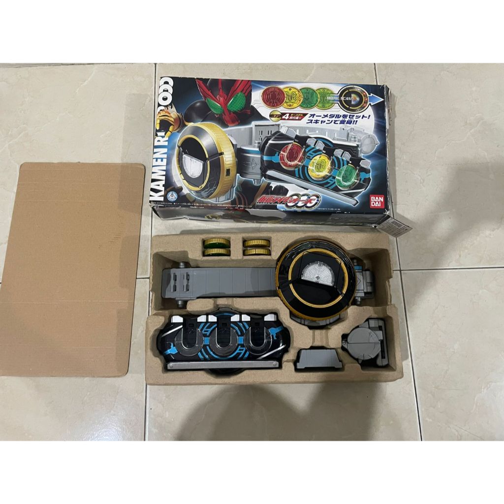 DX Belt OOO Driver DX Kamen Rider OOO Dapet 4 Coin Figure Kamen Rider OOO HADIAH VALENTINE