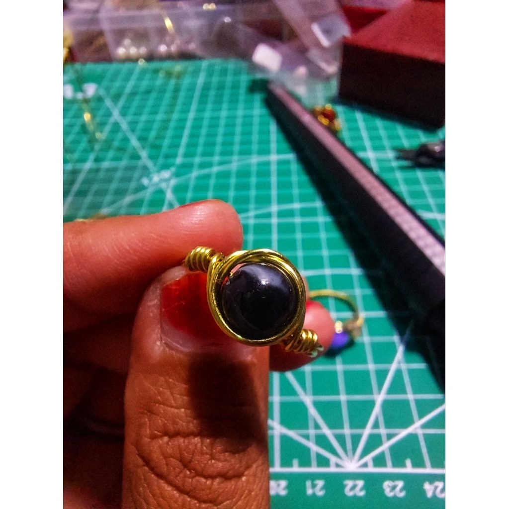 Wire Ring / Cincin Kawat / Cincin/ Ring stone / Handmade ring