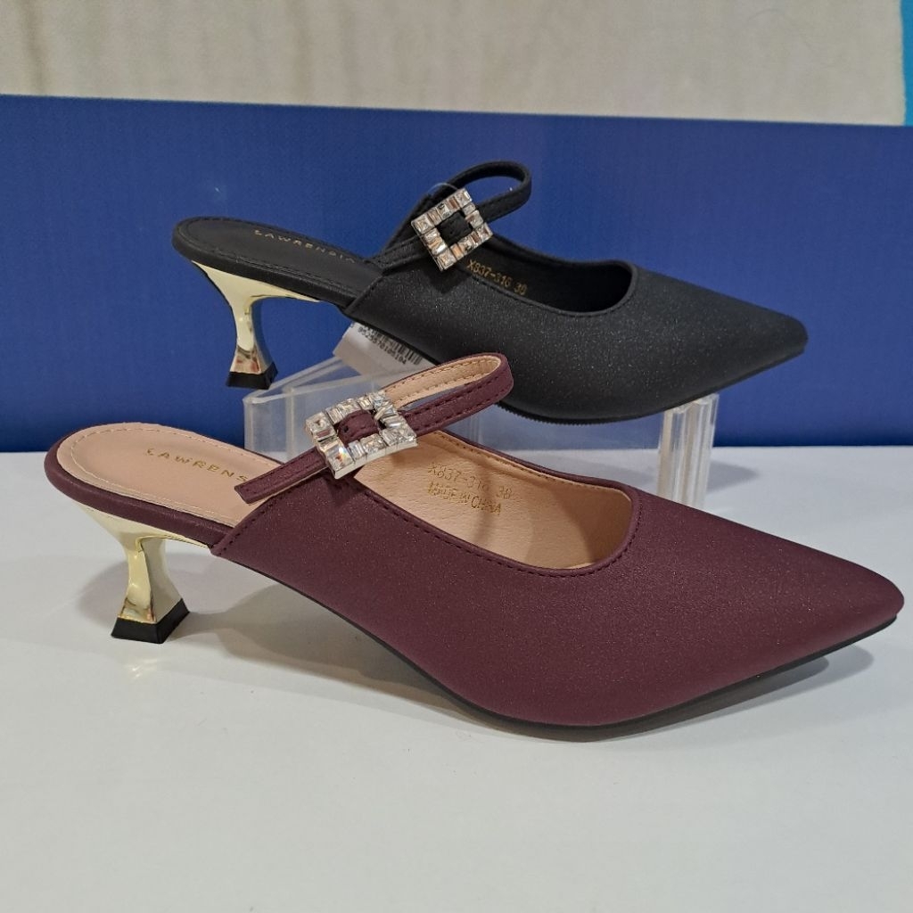 sepatu bustong wanita lawrensia hak 5 cm