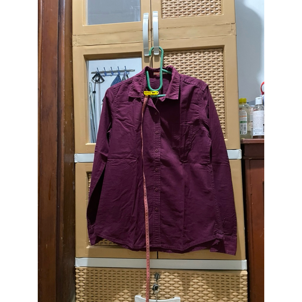 kemeja wanita ungu rodeo