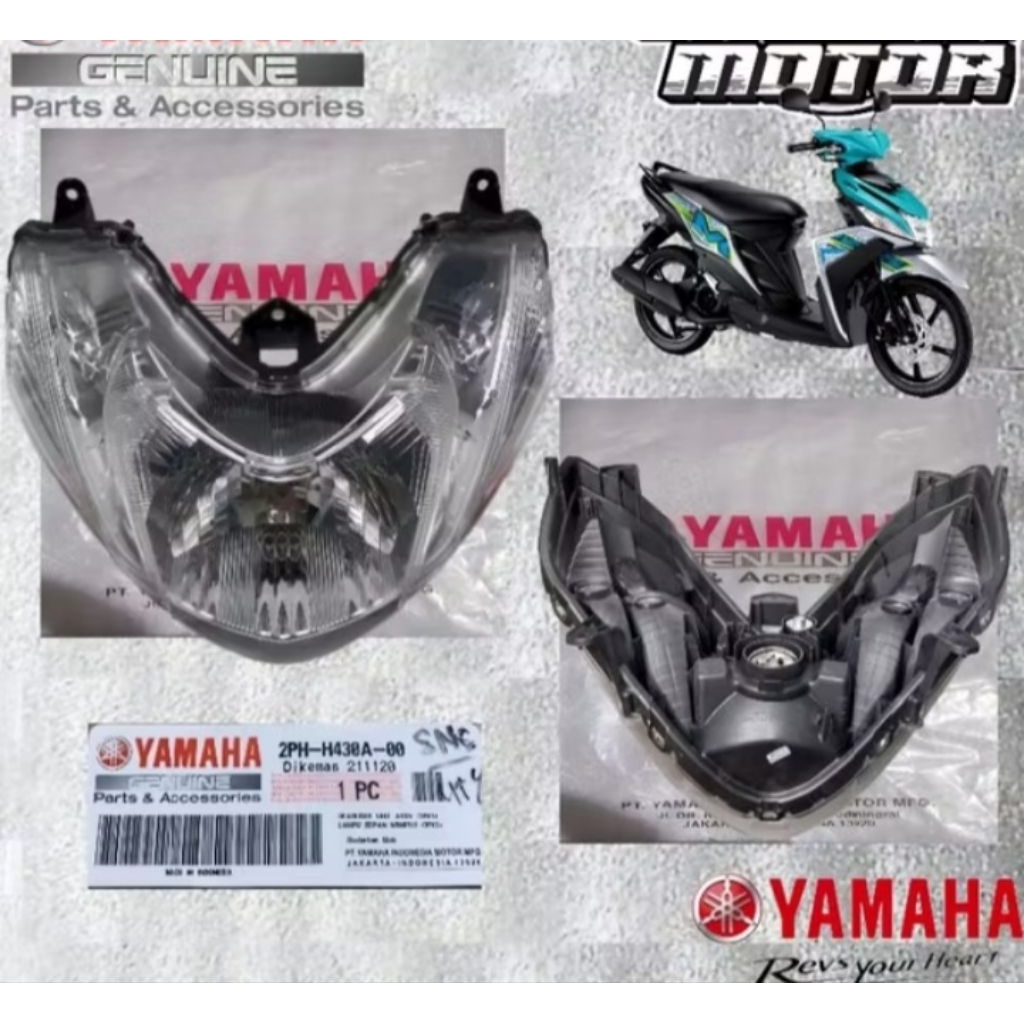 REFEKTOR LAMPU DEPAN MIO M3 MIO S MIO Z ORIGINAL