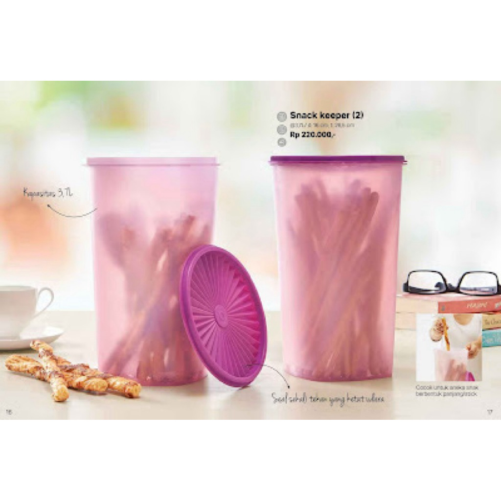 snack keeper tupperware toples