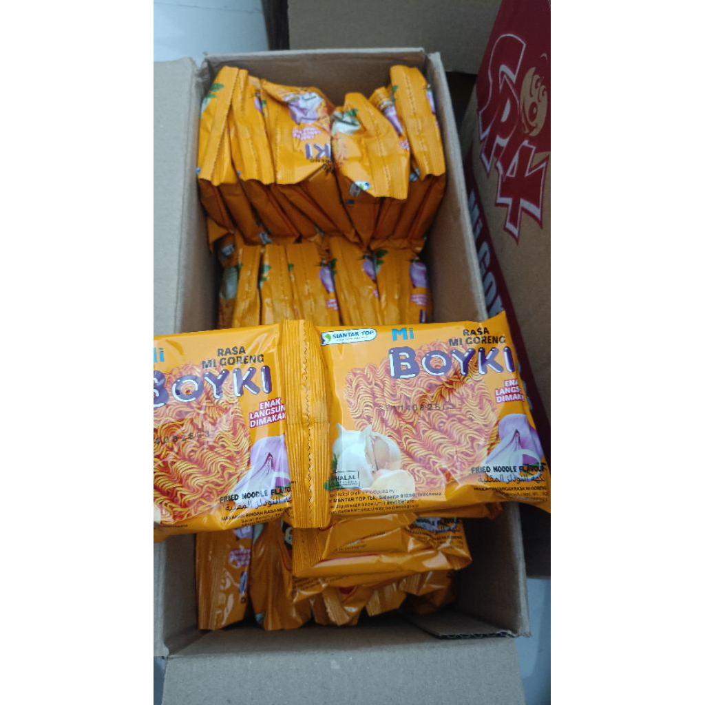 snack mie goreng kering boyki
