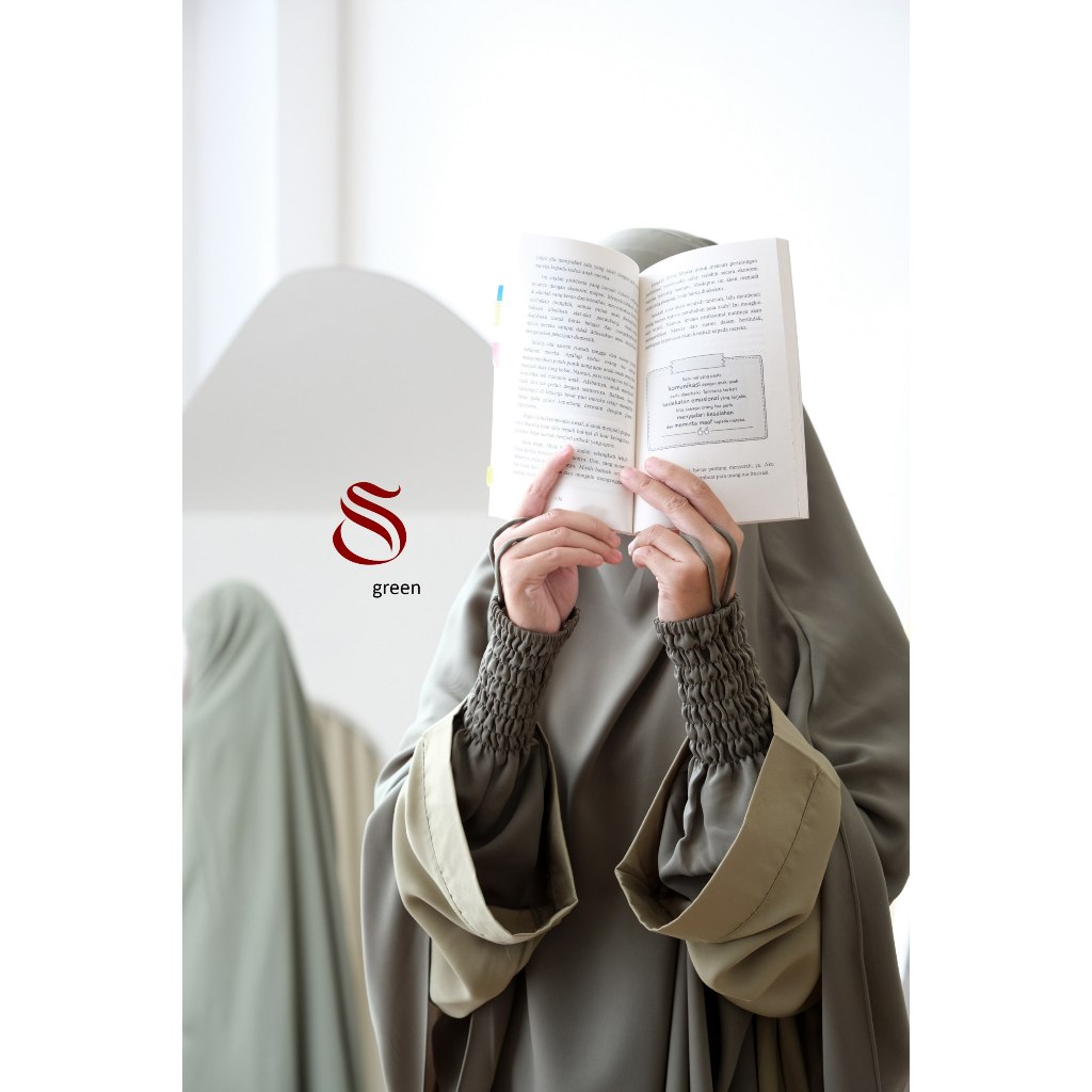 Gamis Abaya Bilateral Sidra | Millenium | Ready Stock