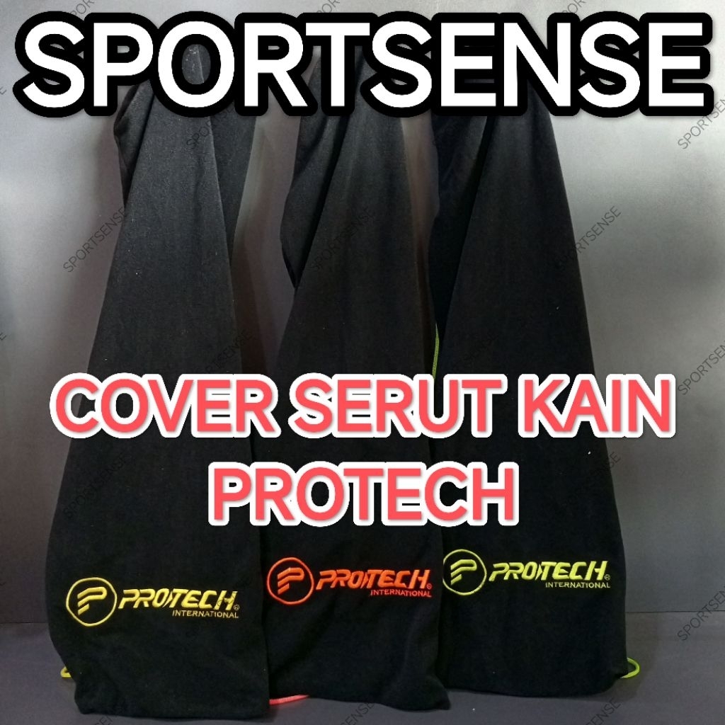 Tas Cover Kain Serut Badminton Bulutangkis Protech Original
