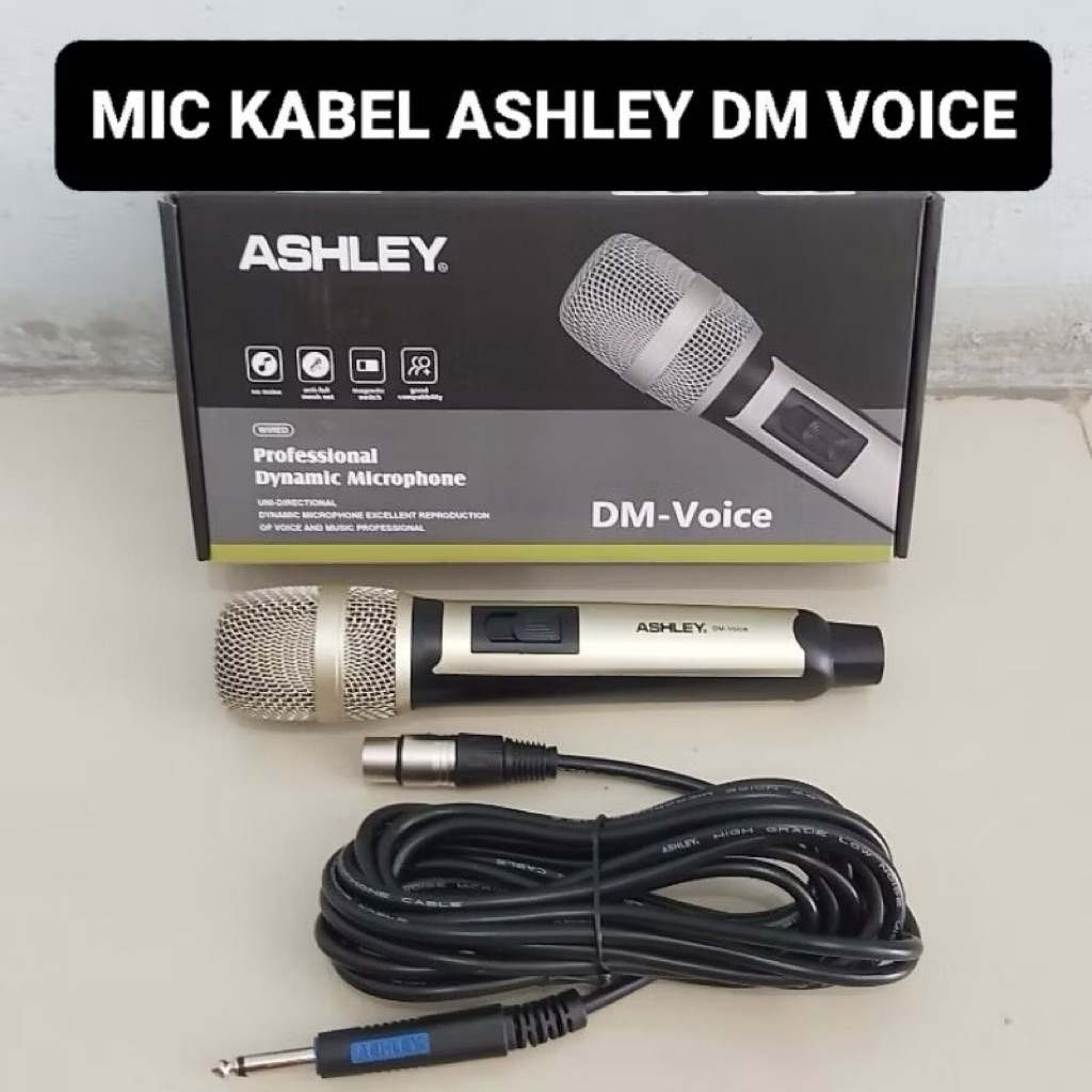 Mic Ashley DM Voice Original Mic kabel Ashley