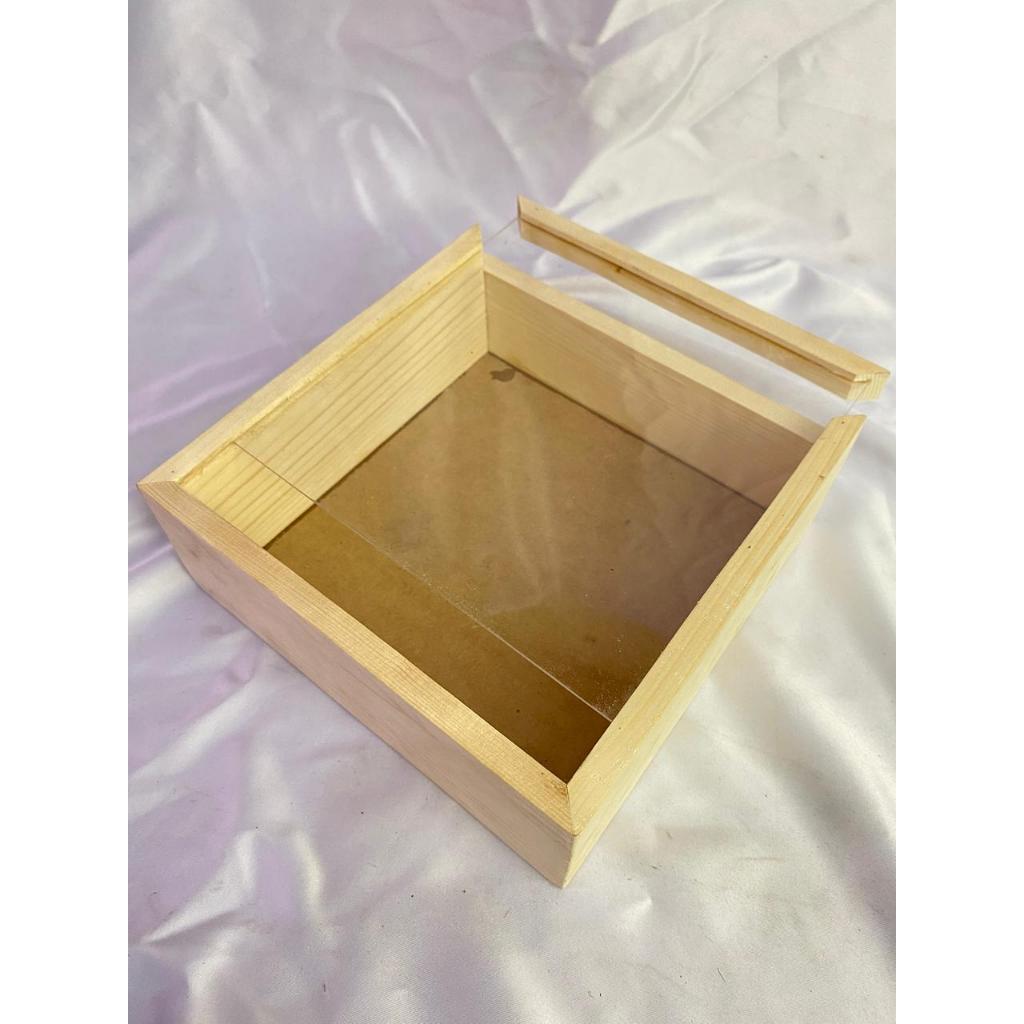 Kotak kayu custom ukuran packaging hampers kayu gift box