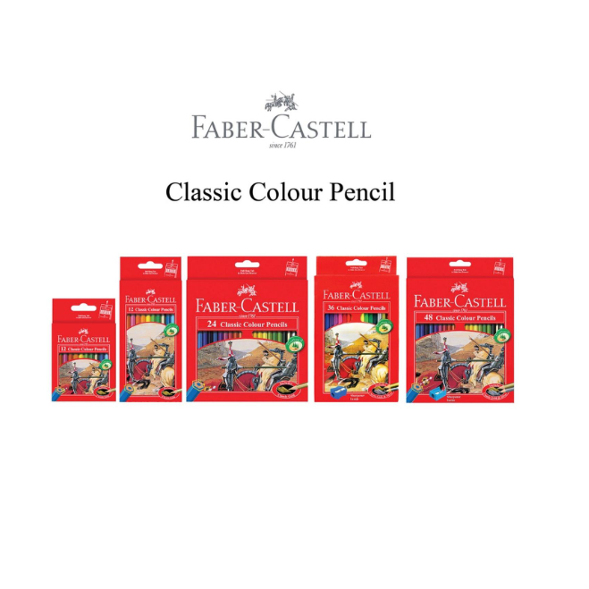 Pensil Warna Faber Castell 48 Classic / Faber Castell Pensil Warna