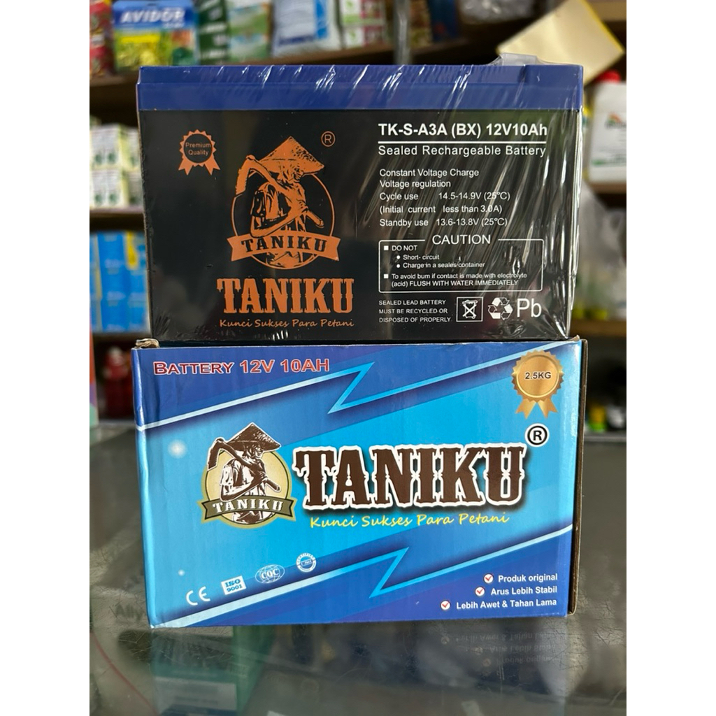 TANIKU Kapasitas 10 AH BATERAI/AKI Sprayer Elektrik