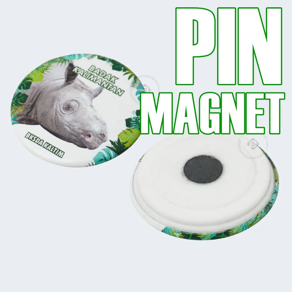 Custom Pin Magnet Satuan Pin 44mm