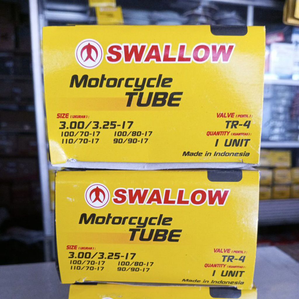 Ban dalam Swallow 300/325-17 , 120/70-17 , 130/70-17 Vixion,Cb150r,CBR,Byson,Ninja,dll