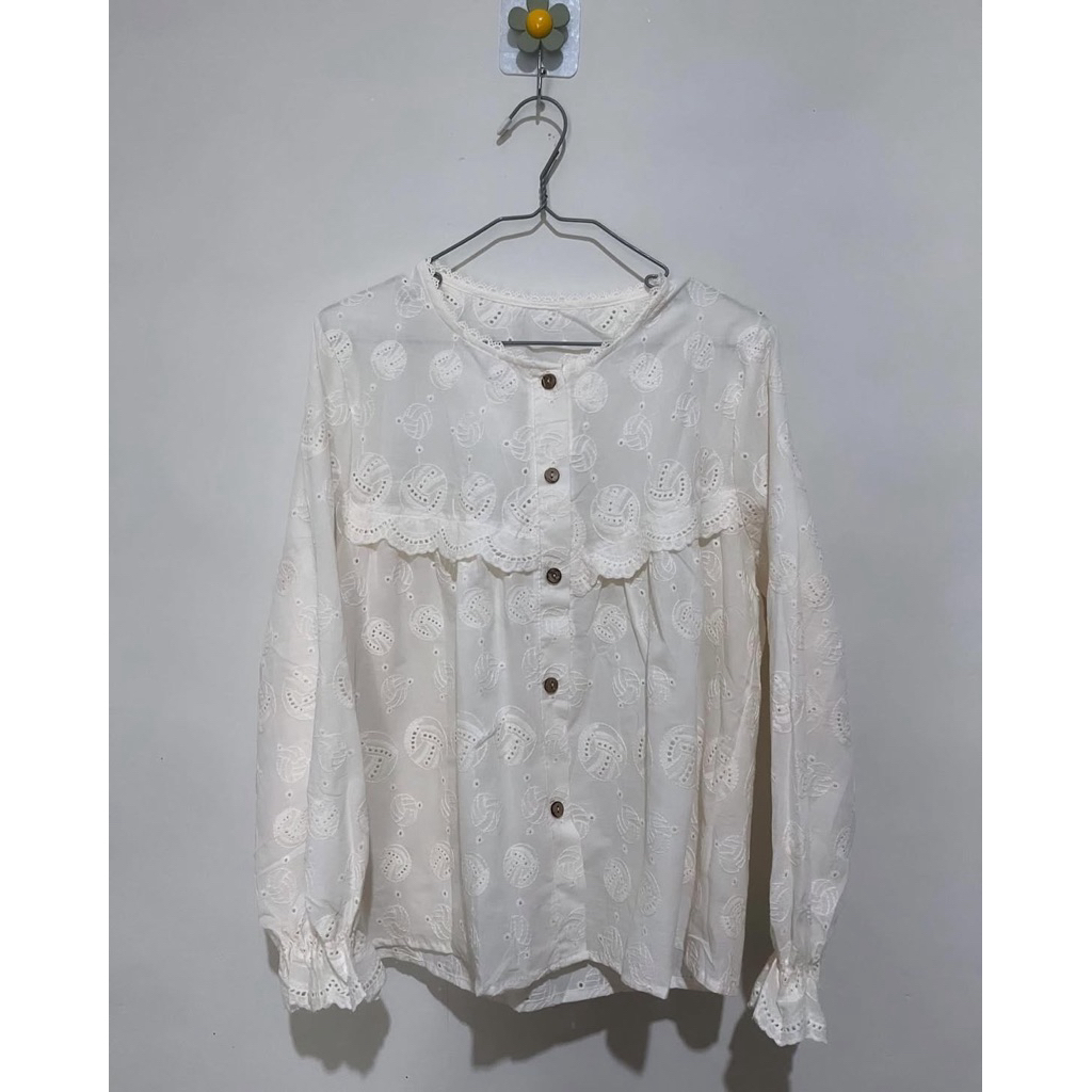 Vintage blouse ball (broken white)