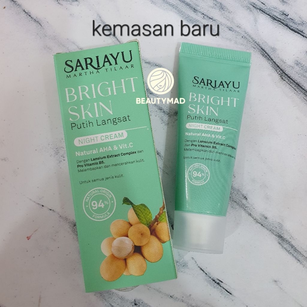 [ SARIAYU ] Putih Langsat Night Cream