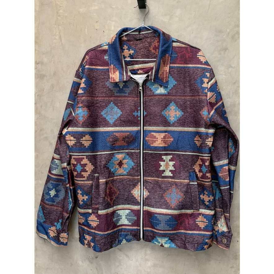 Vintage Navajo Aztec Work Jacket Rare Collection Jaket Preloved