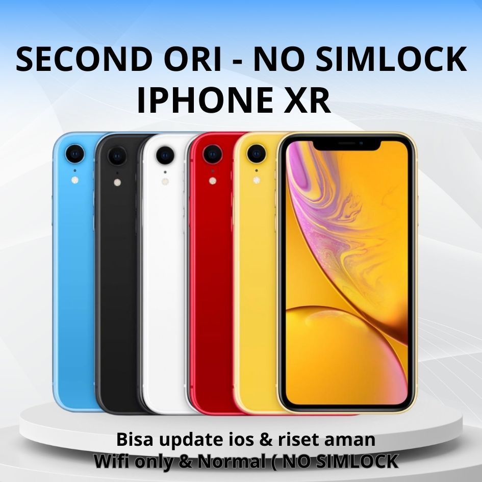 IP XR 256GB 128GB 64GB Second handphone inter Normal Like New